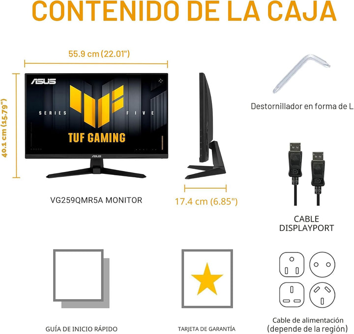 ASUS TUF Gaming Series 5 24.5" 1080P Monitor (VG259QMR5A) - Fas...