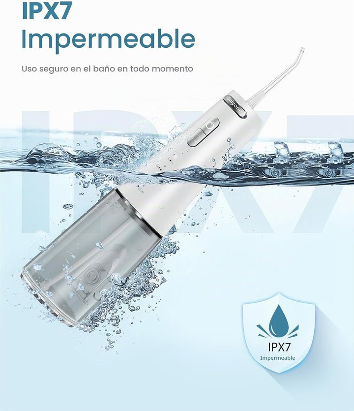 Onlyone - Irrigador dental con presión de agua ajustable para el cu...
