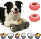 Juguete congelado todo en uno para perros con molde extraíble, juguete de enriquecimiento para masticar y lamer para estimulación mental, indestructible para masticadores agresivos, fibra de