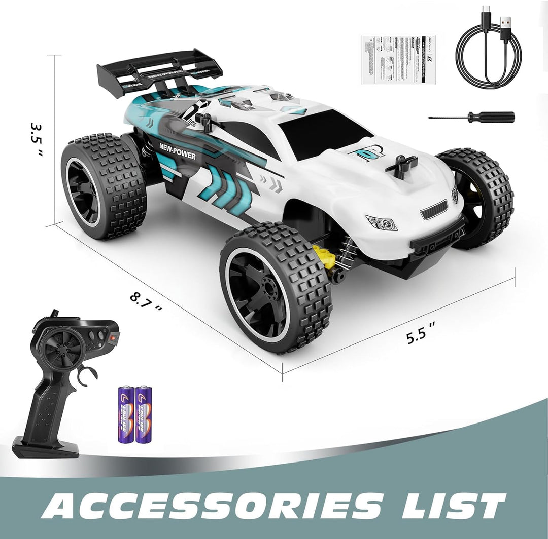 Tecnock Coches RC con Control Remoto para Niños, Coche de Carreras...