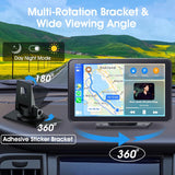 Estéreo inalámbrico portátil Carplay para automóvil