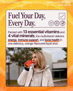 BeMe Multivitaminas líquidas para mujeres, 10.5 Fl Oz, Naranja - Mujer