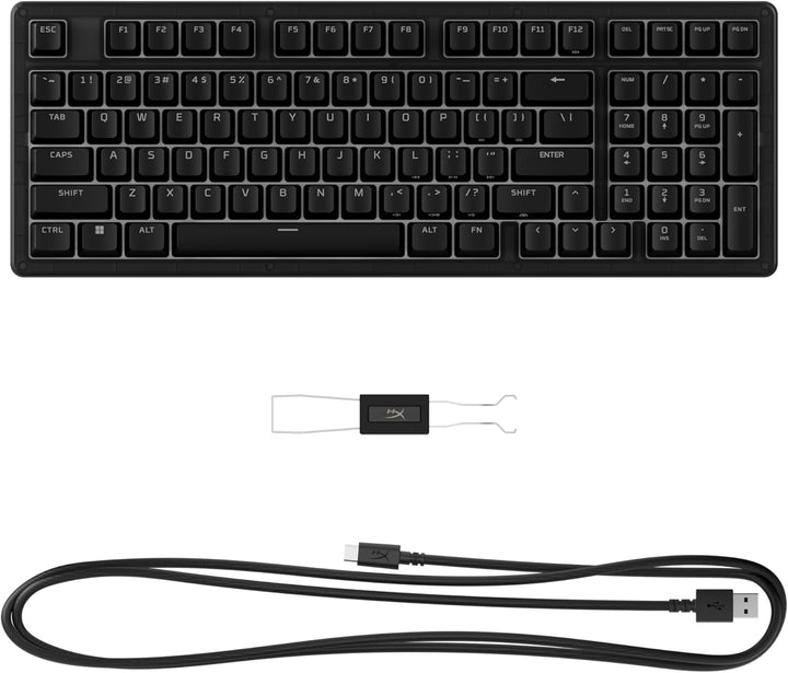 HyperX Eve 1800 - Teclado para juegos, factor de forma 1800, ilumin...