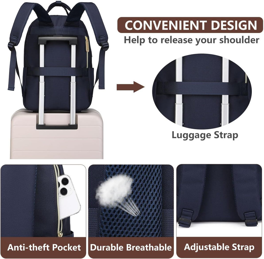 Mochila para laptop para mujer, mochila de trabajo: mochilas univer...