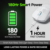 TMKB - Mouse inalámbrico para juegos, sensor óptico de 24000 DPI, b...