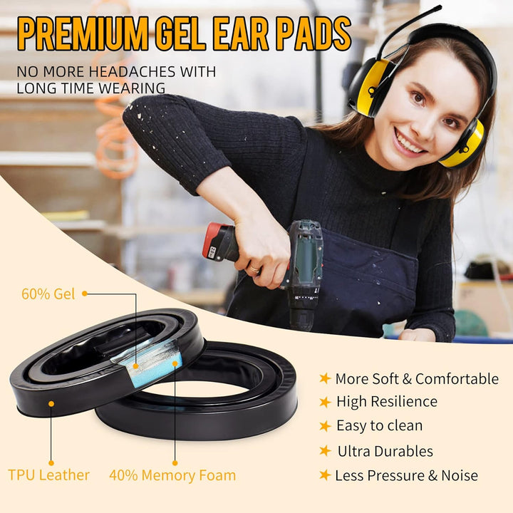 ZOHAN AM\/FM Radio Headphone with Digital Display,Ear Protection No...