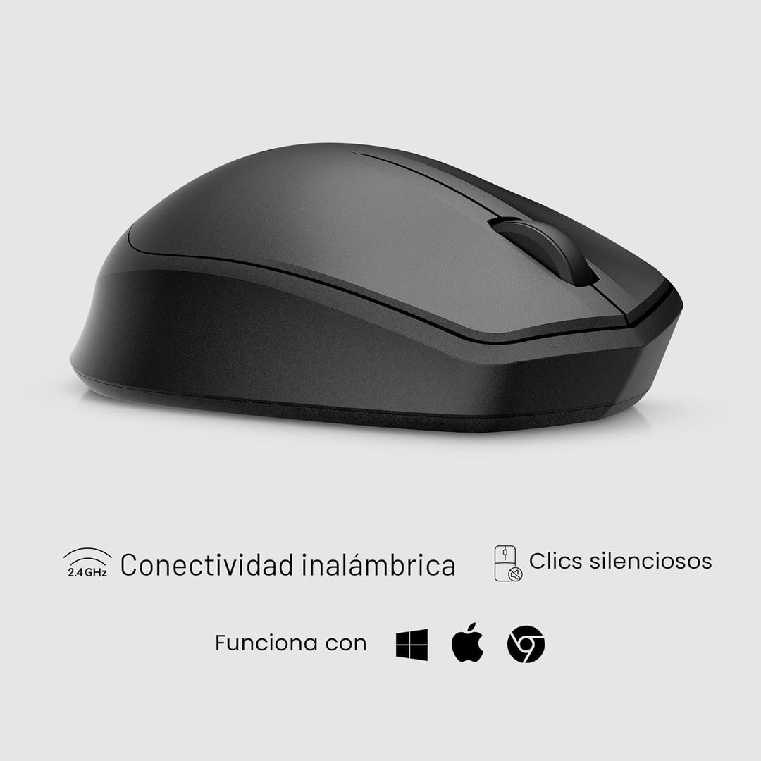 HP 280 Ratón Silencioso Inalámbrico - Diseño Ergonómico, para Mano...