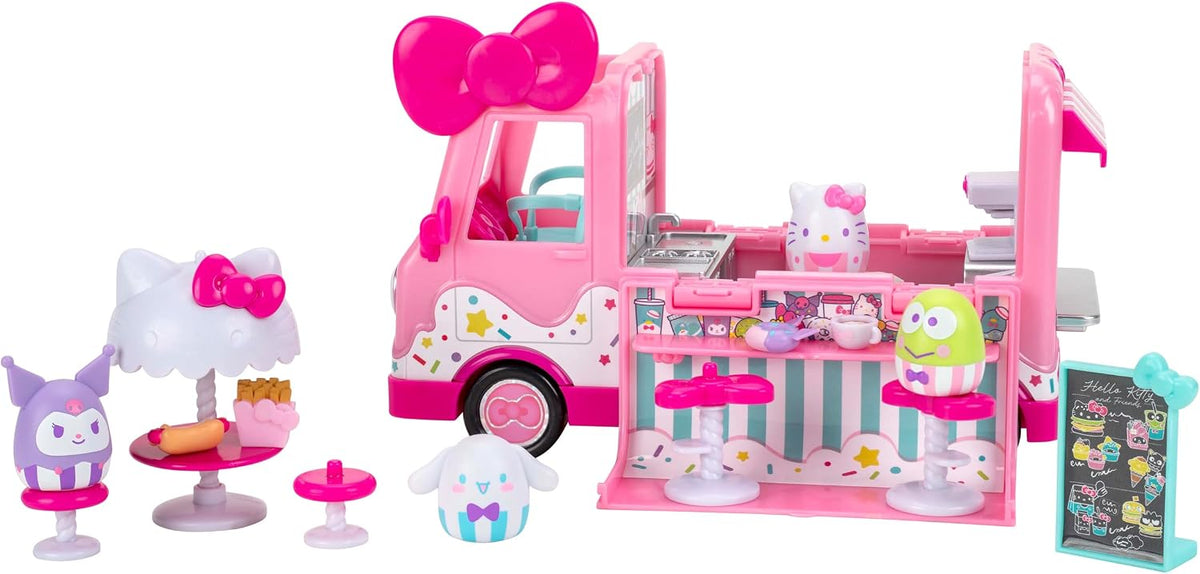 Squish--longs Hello Kitty y Friends Hello Kitty Cafe Truck Playset