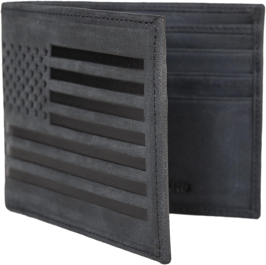 Lucky Brand Men's Bifold Wallet | ID Window | Card Slots | Genu...