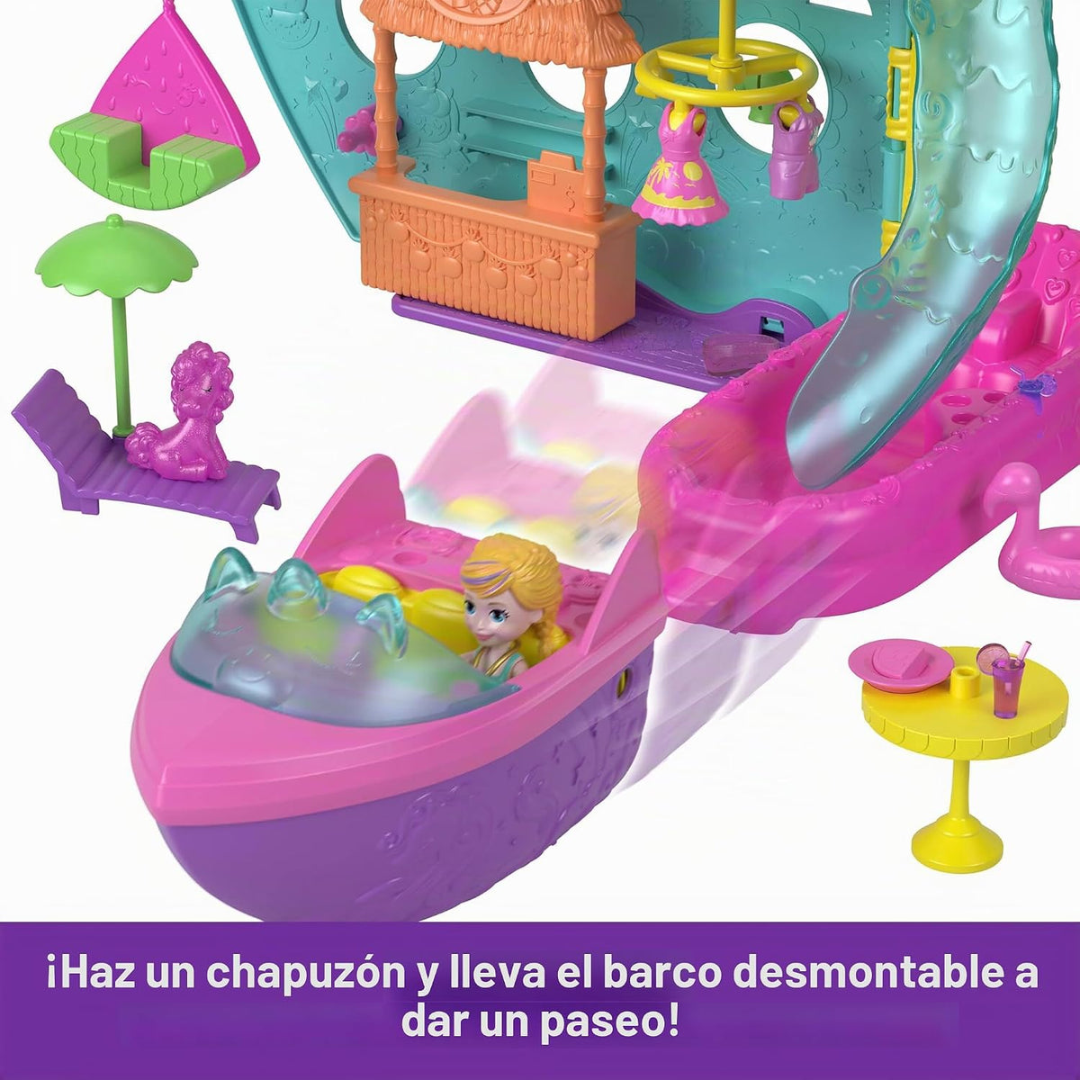 Polly Pocket Unicorn Dream Cruise - Juego portátil