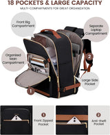 LOVEVOOK Mochila de equipaje de mano artículo personal bolsa de via...