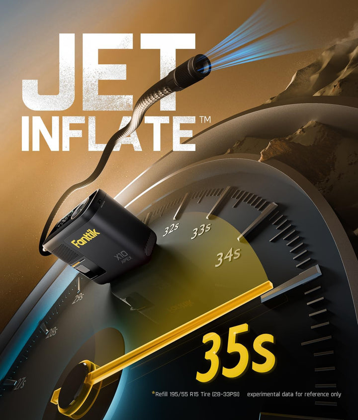 Fanttik X10 APEX - Inflador de neumáticos compresor de aire portáti...