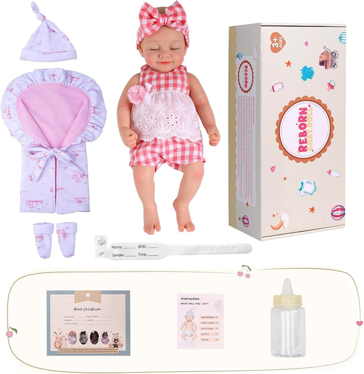 BABESIDE Muñeca bebé de silicona \u2013 Muñecas de bebé Reborn durm...