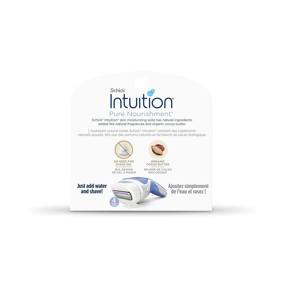 Recambio Schick Intuition, Navajas de Nutrición Pura para Mujeres |...