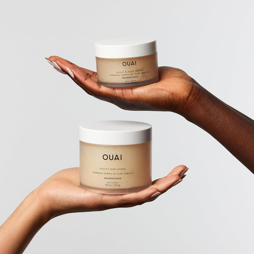 OUAI Melrose Place - Exfoliante corporal y cuero cabelludo tamaño d...