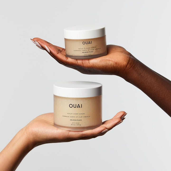 OUAI Melrose Place - Exfoliante corporal y cuero cabelludo tamaño d...