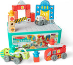 Melissa & Doug Blockables Rescue City - Juego de juguetes de construcción