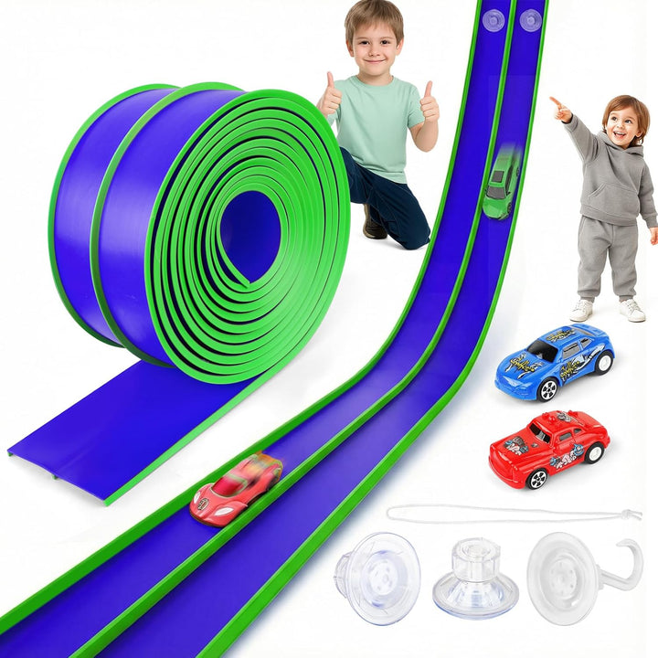 Pista de carreras flexible de 15 pies juego de pista