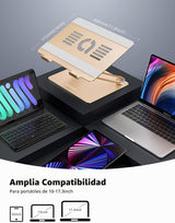 Lamicall - Soporte ajustable para laptop, portátil, soporte elevado...