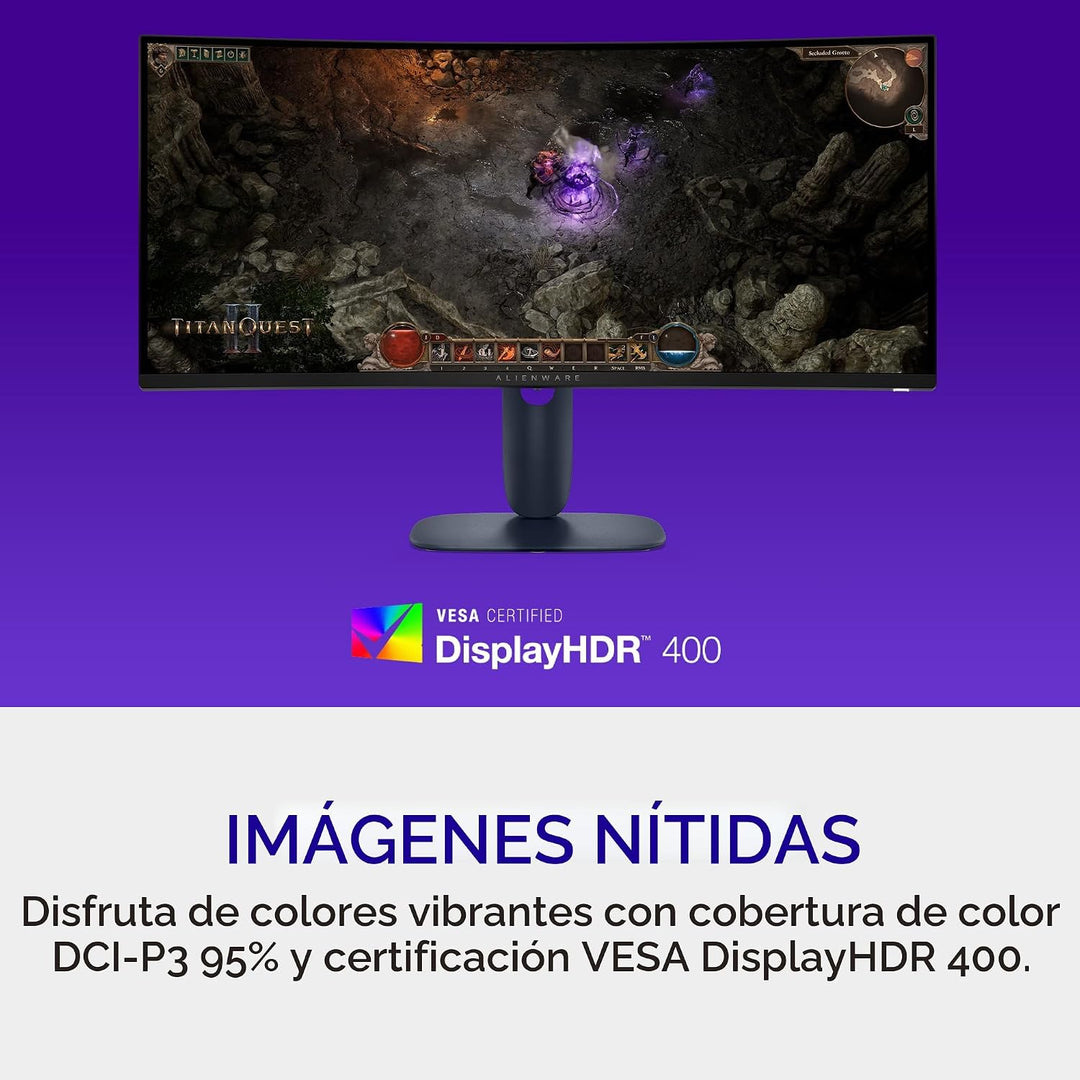 Monitor gaming curvo Alienware de 34 pulgadas \u2013 AW3425DWM - Pa...