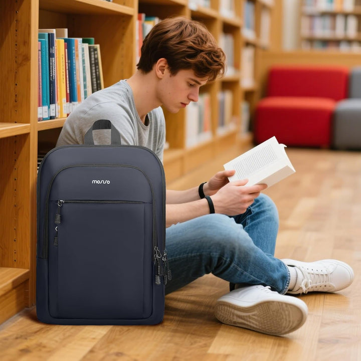 MOSISO Mochila para laptop para hombre, delgada, ligera, compacta,...