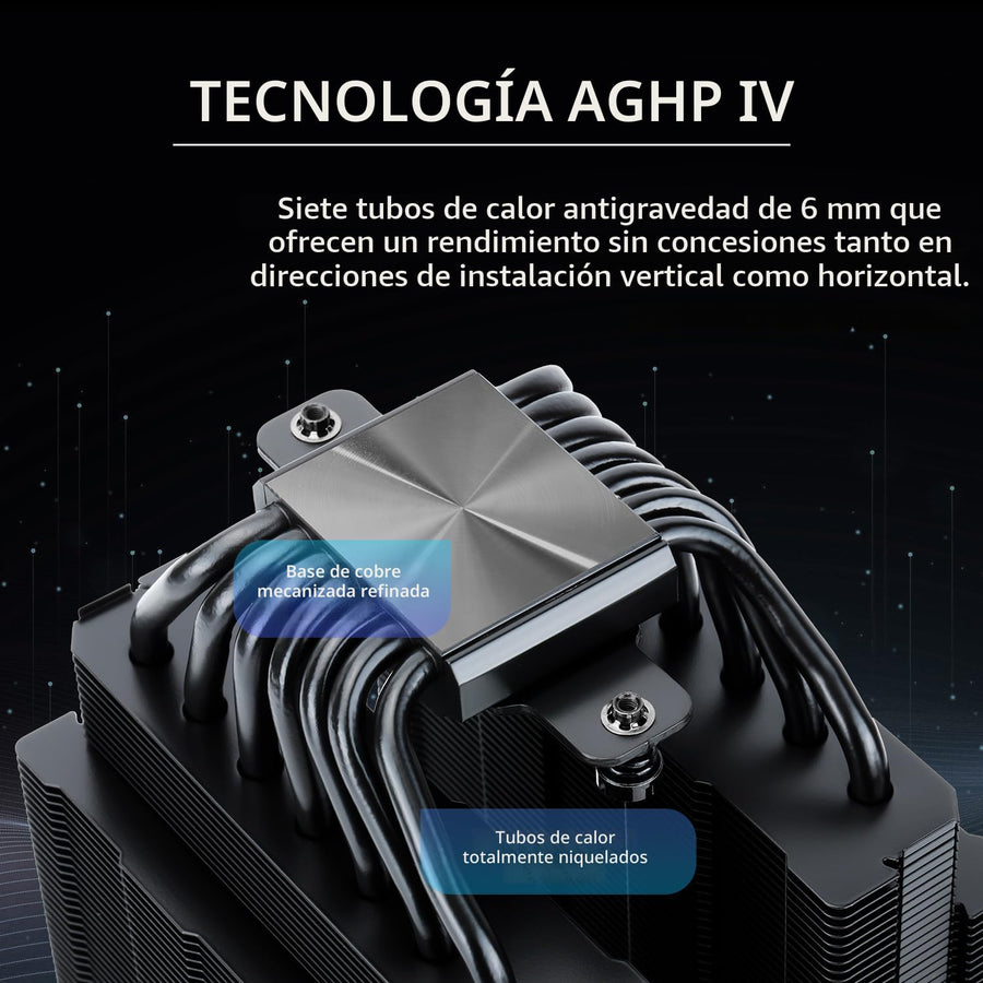 Thermalright Phantom Spirit 120 SE - Enfriador de aire negro para C...
