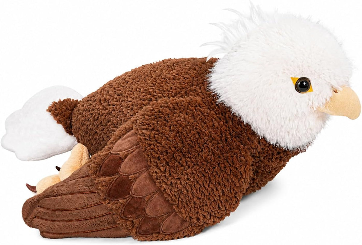 Peluche de águila calva con peso de 4 libras, felpa de águila calva de 20 pulgadas, para cumpleaños, regalo para niños, decoración de fiesta, cumpleaños y Navidad