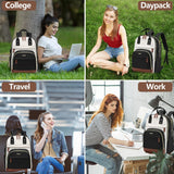Mochila para laptop para mujer, bolsa de trabajo de 15.6 pulgadas c...