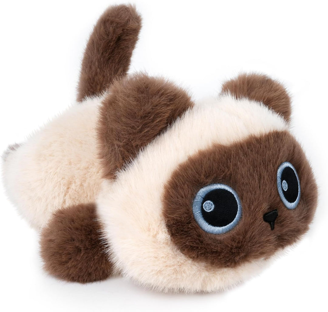 YOUBLEK Animales de Peluche con Peso de 1.9 libras Gato Siamés - Ju...
