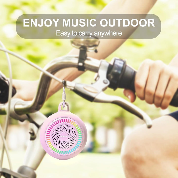 SOWO Pequeño altavoz impermeable Bluetooth portátil inalámbrico - A...
