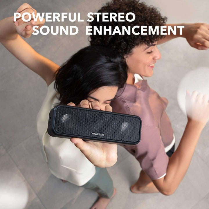 Soundcore 3 altavoces Bluetooth con sonido estéreo, controladores d...