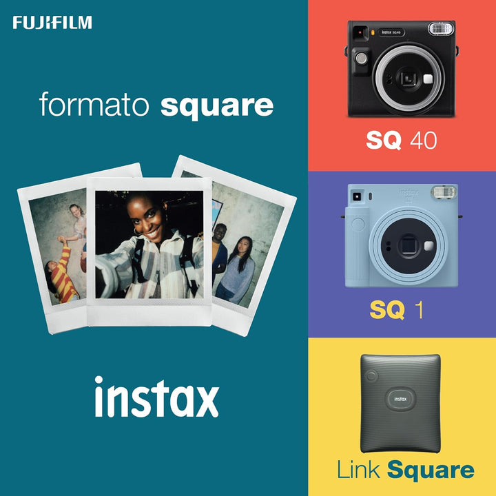 Fujifilm instax Square - Película monocromática (10 exposiciones, 2...