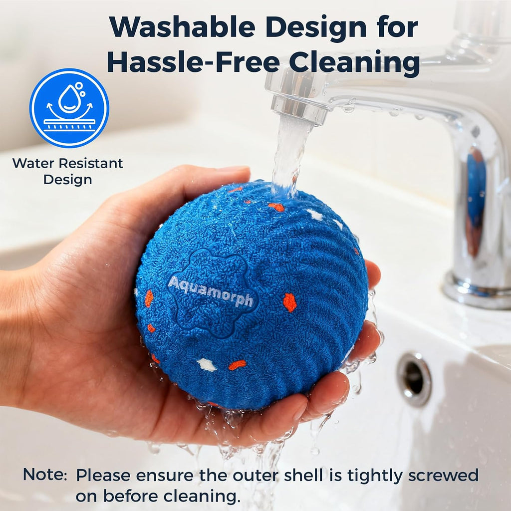 Paquete de 2 juguetes interactivos para perros, bola vibratoria lavable inteligente y automática para perros, material de E-TPU duradero seguro para mascotas, carga tipo C
