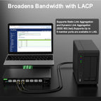 Interruptor SFP+ de 8 puertos 10Gb, interruptor de red gestionado Web