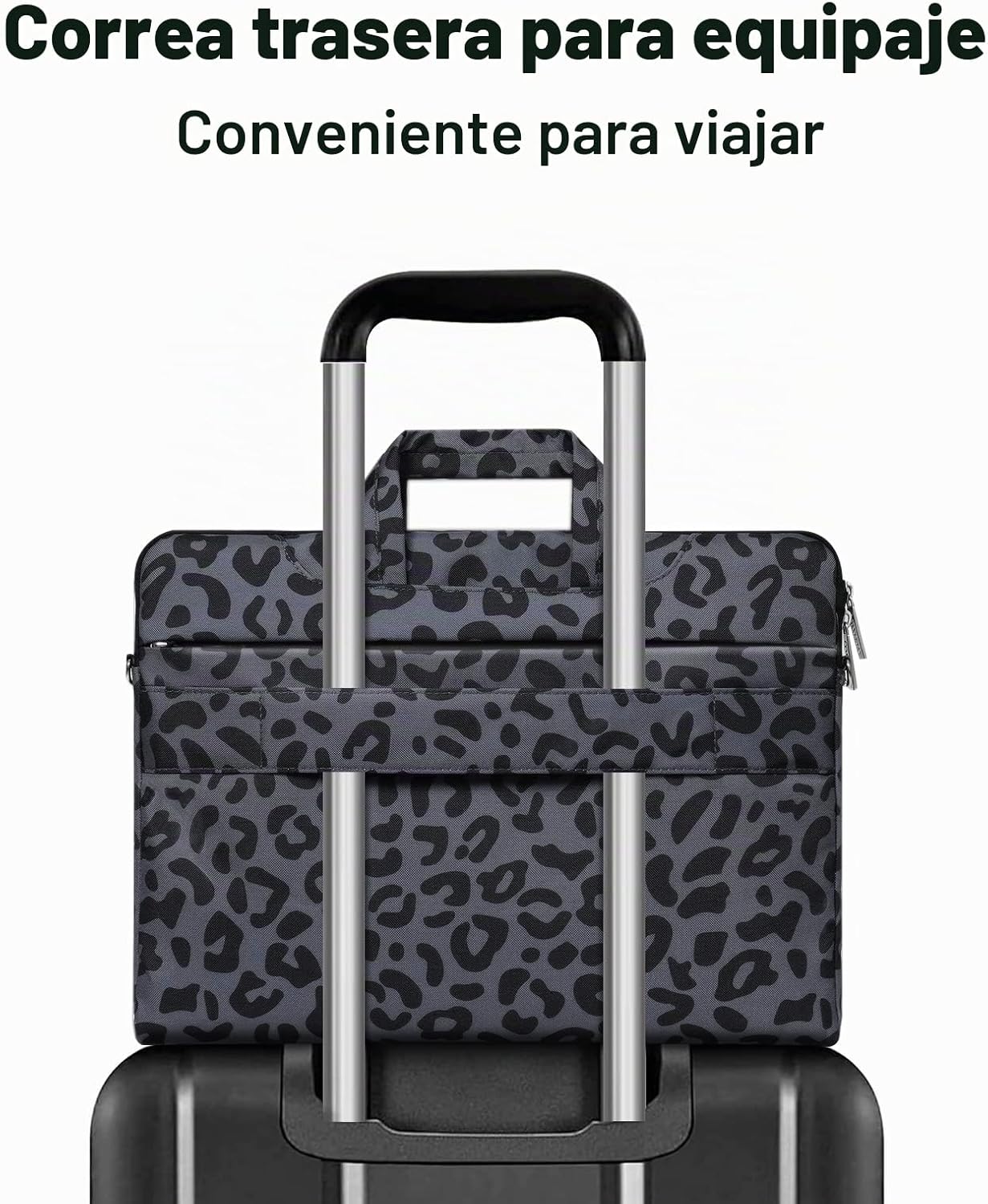 MOSISO Bolsa de hombro para laptop, bolsas de computadora de 15.6 p...