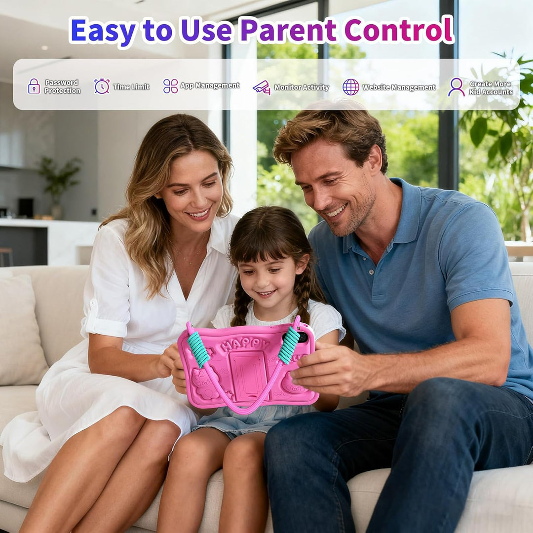 NEWISION Tablet de 10 pulgadas para niños, Android 15 Tablet educat...