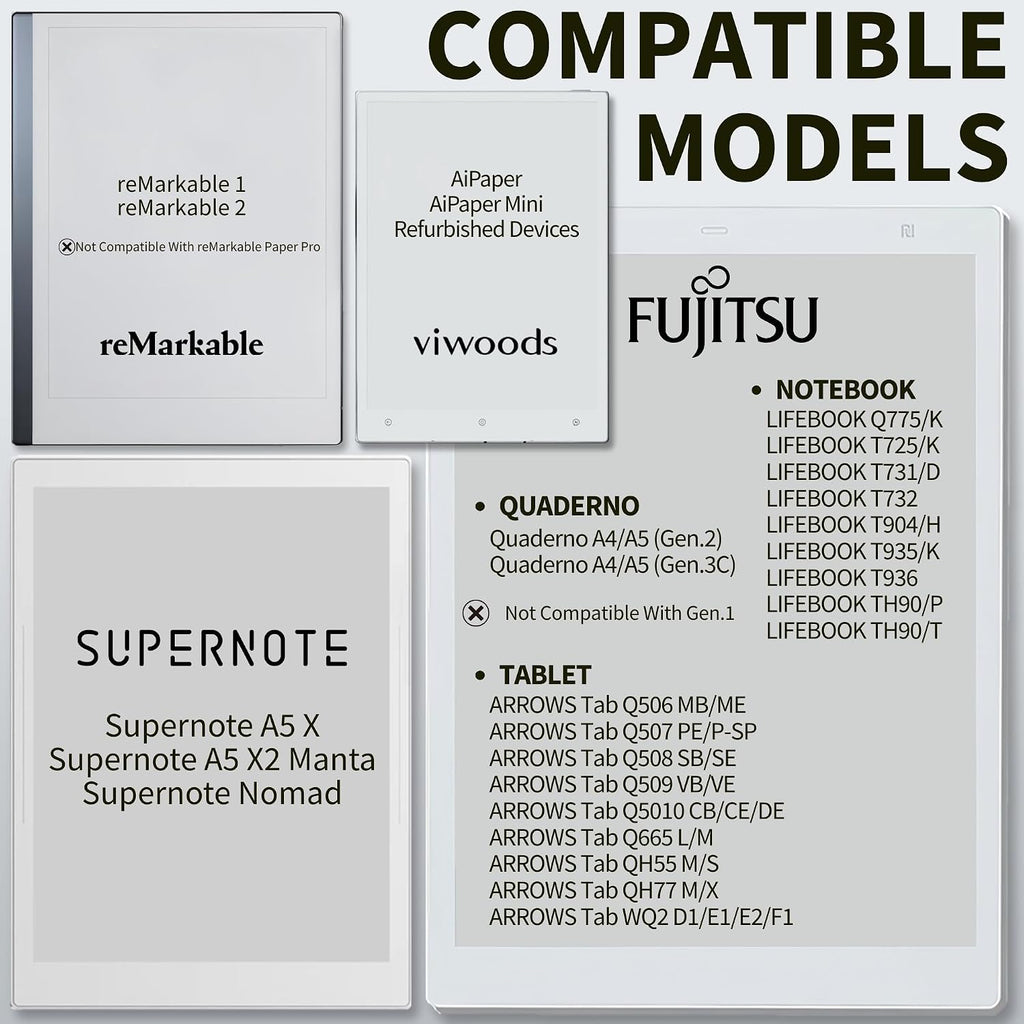 PL3 EMR Stylus Pen para Supernote, Notable 2 y Quaderno