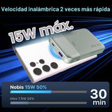 NOBIS Banco magnético de la energía 22.5W 10000mAh cargador portáti...