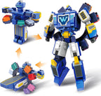 Super Wings Robot transformable 3 en 1 con efectos de luz y sonido