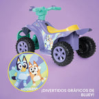 Bluey - ATV de 6 V para niños con batería recargable, para edades de 2 a 3 años