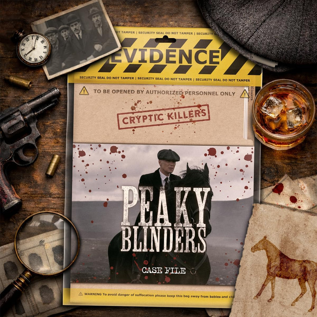 Peaky Blinders - Juego de archivos de casos - Con licencia oficial - Cryptic Killers - Juego de detective misterioso de asesinatos - Juego de mesa de investigación de casos fríos para adultos, citas