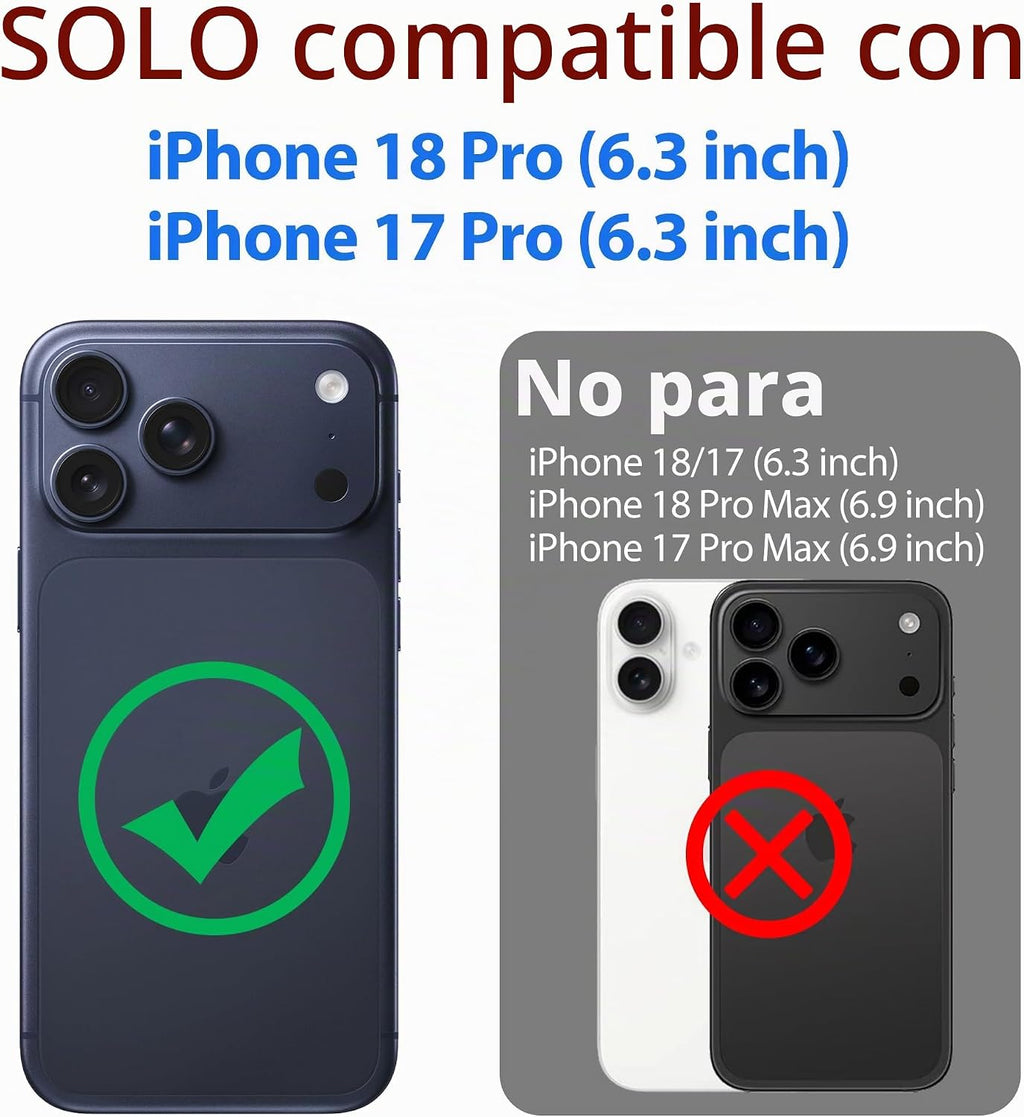 SPORTLINK - Funda impermeable para iPhone 18 Pro, 17 Pro, color rosa