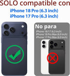 SPORTLINK - Funda impermeable para iPhone 18 Pro, 17 Pro, color rosa