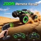 HOLYFUN Coche RC de 18 MPH, camión de control remoto todoterreno de alta velocidad 4WD escala 1:18