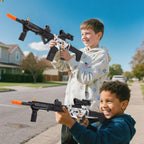 Pistola de juguete realista para pistolas Nerf, dardos de espuma, con alcance de 120 balas suaves, 3 revistas, ametralladoras eléctricas semiautomáticas para niños de 8 a 12 años, regalos de cumpleaños para niños y adultos