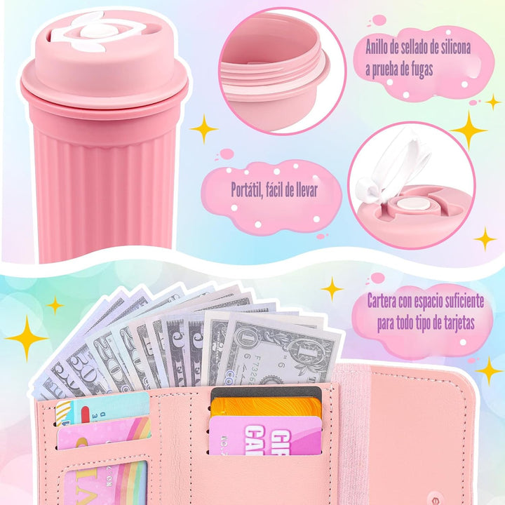 Oisacirg Bolsa de juego para niñas pequeñas, 32 piezas bolso de niñ...