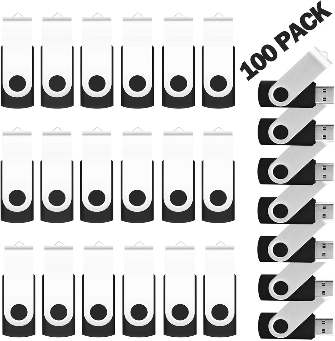 EASTBULL Unidades flash a granel de 128 MB paquete de 100 unidades...
