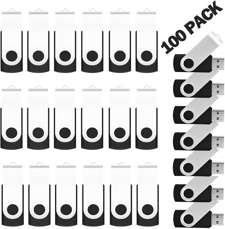 EASTBULL Unidades flash a granel de 128 MB paquete de 100 unidades...