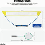 Conjunto de Bádminton de Configuración Fácil EastPoint Sports