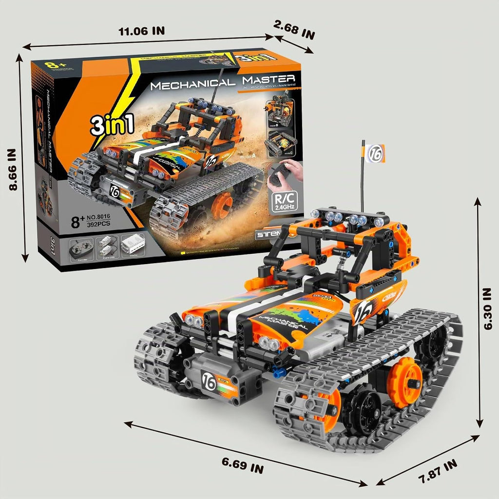 Kit de robot STEM para niños de 8 a 12 años, juegos de erectores de control remoto, kits de robótica de ingeniería, regalo educativo de cumpleaños para niños y niñas de 5 a 7 9 10 11 13 14